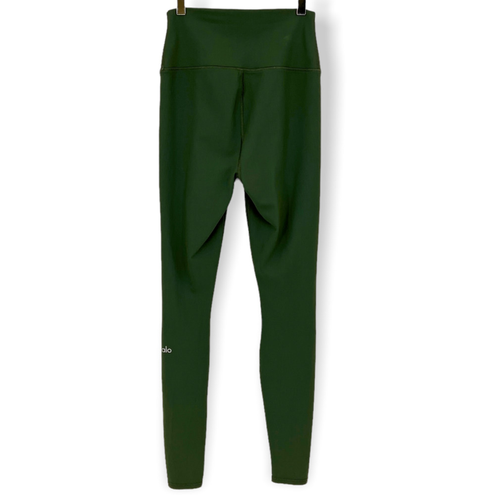 Alo Yoga Hunter Green Warrior Rip High Waist Legging Size S - Picture 7 of 15